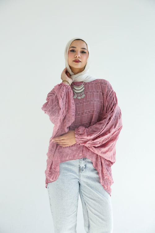 Mila Blouse in pink