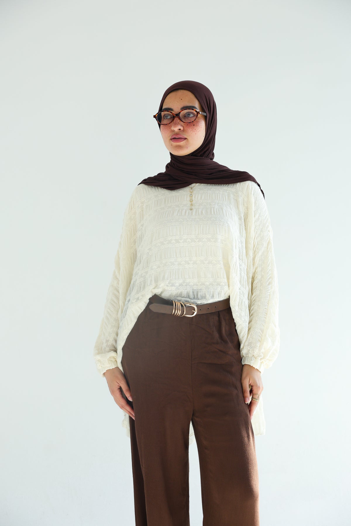 Mila Blouse in white
