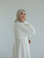 The Meraa Dress in white