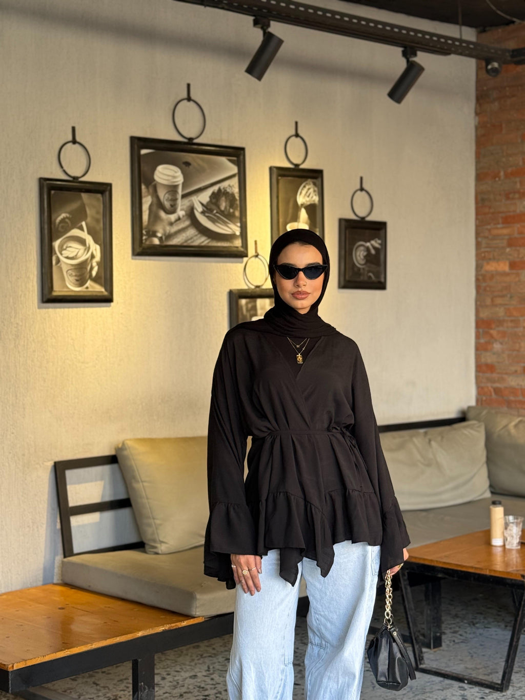 Lily Blouse in black