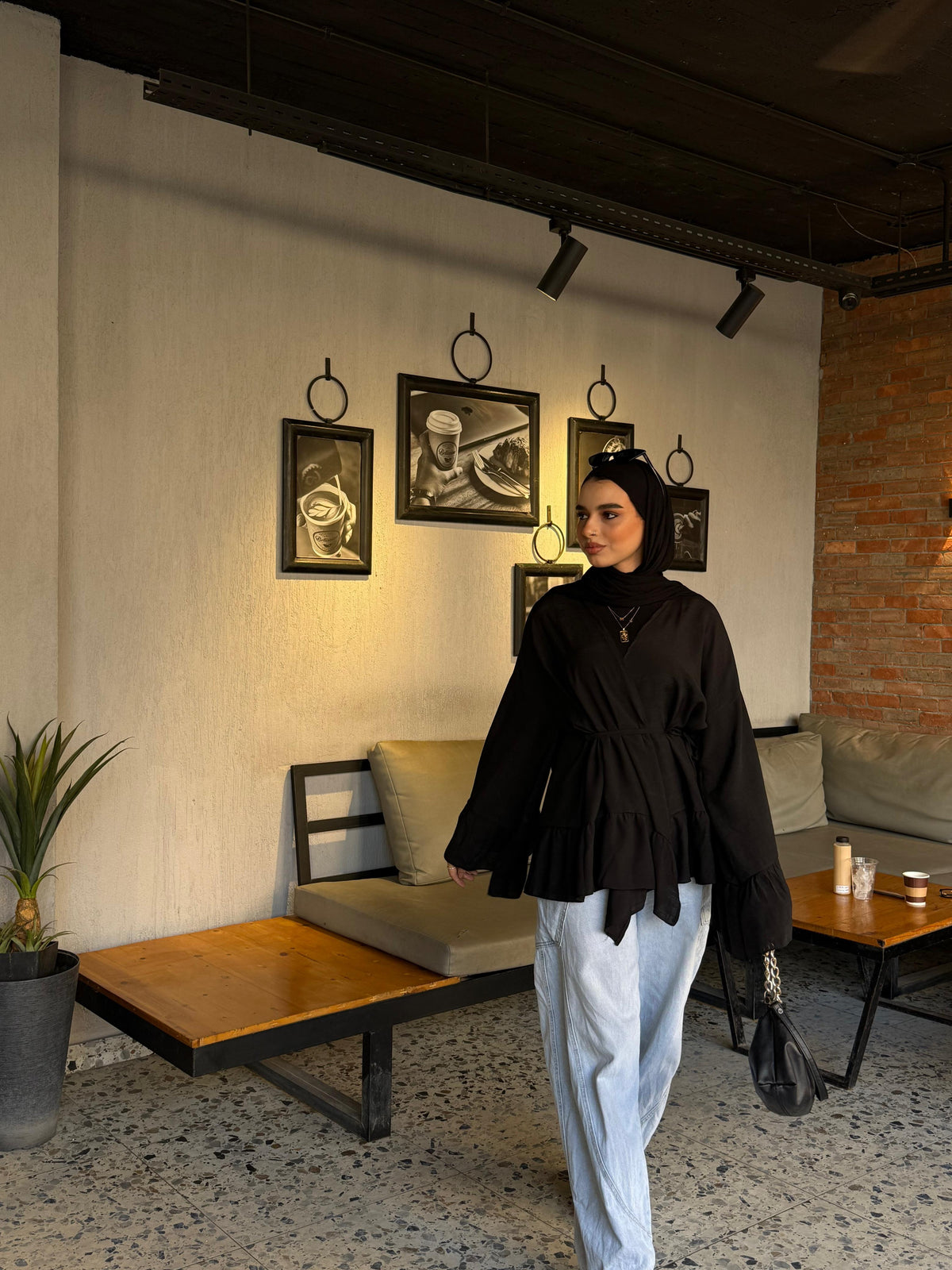 Lily Blouse in black