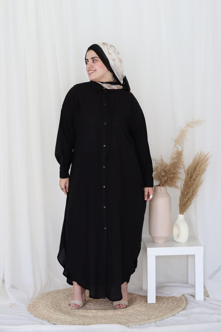 Long Shirt - Black - view 1