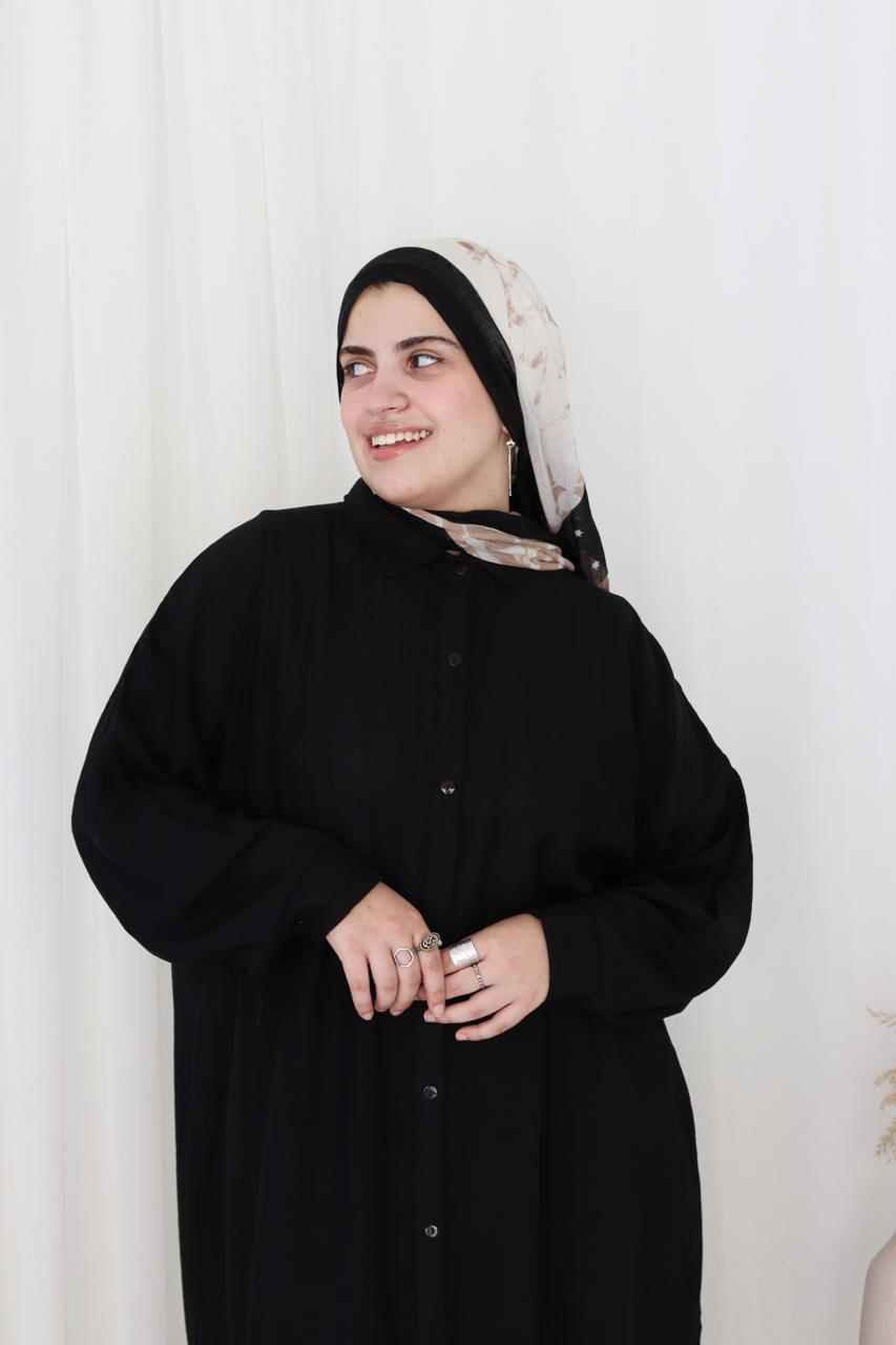 Long Shirt - Black - view 8
