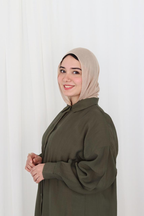 Long Shirt - Olive Green - view 7