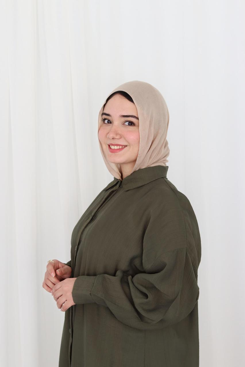Long Shirt - Olive Green - view 7